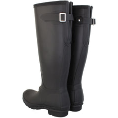 Hunter Original Back Adjustable Womens Black Wellington Boots