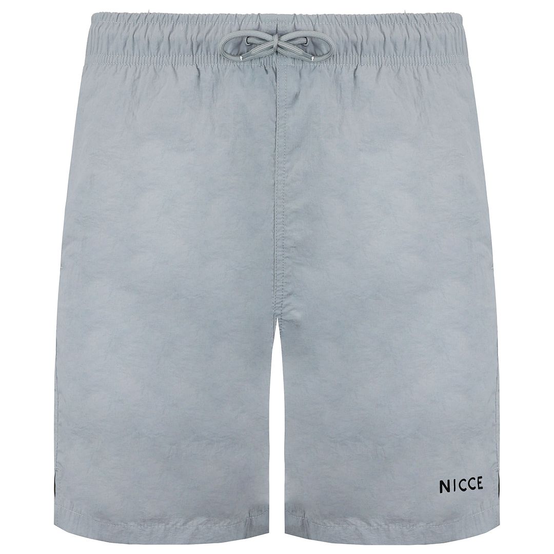 Nicce Core Mens Grey Swim Shorts