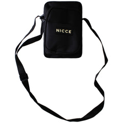 Nicce Remi Mens Black Crossbody Bag