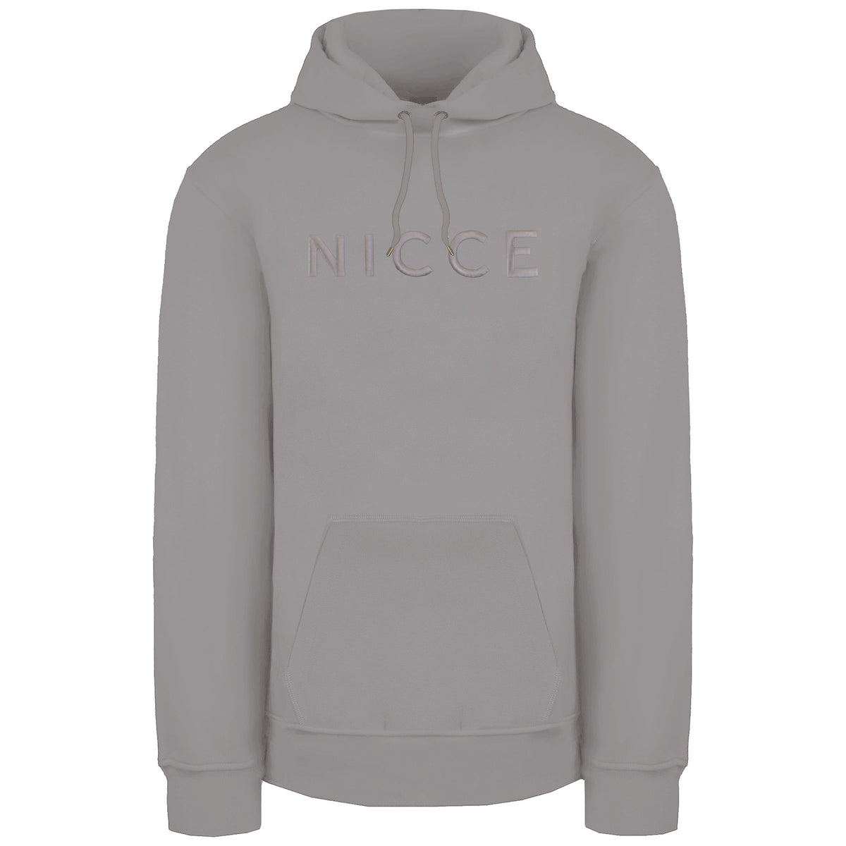 Nicce Mercury Mens Stone Grey Hoodie