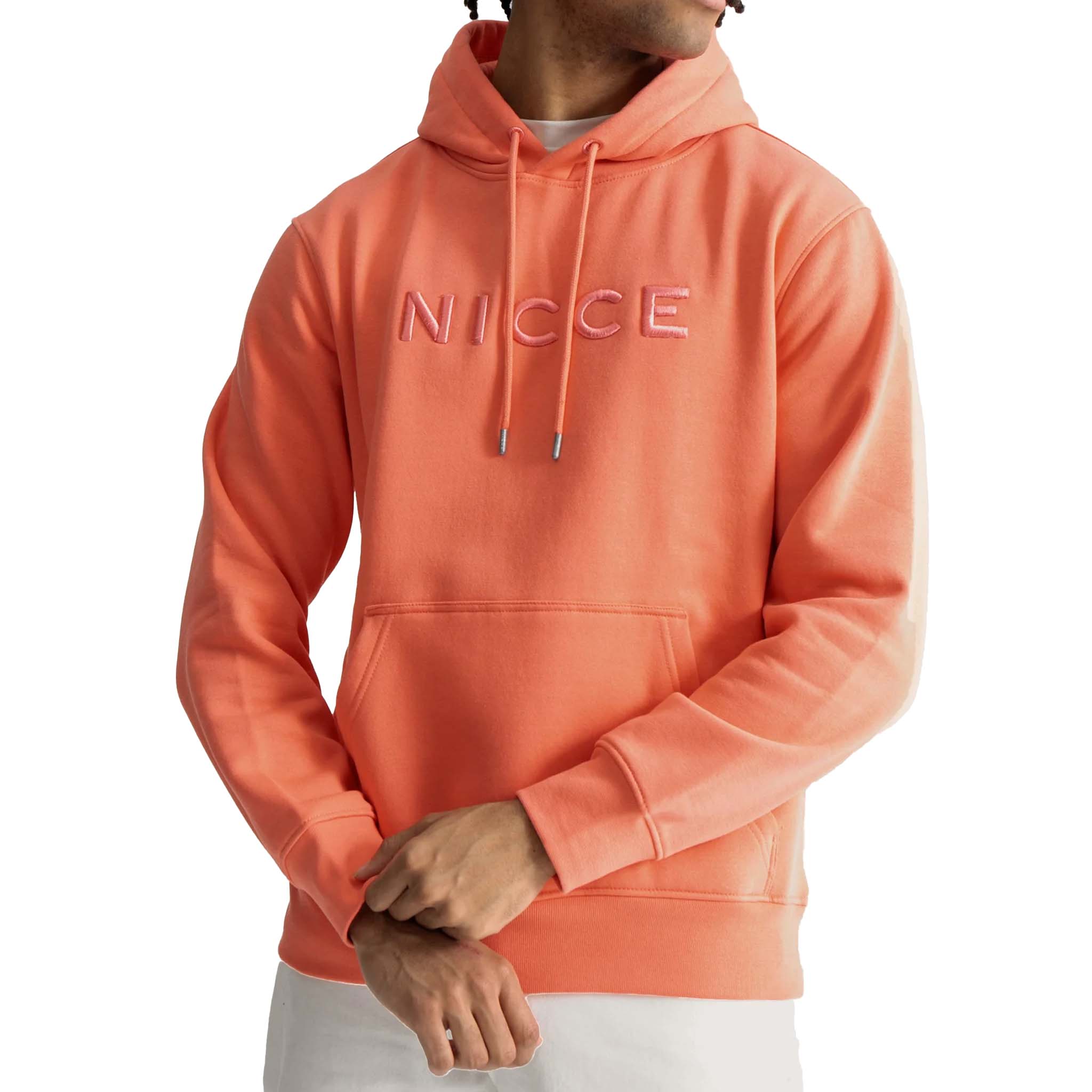 Nicce Mercury Mens Orange Hoodie