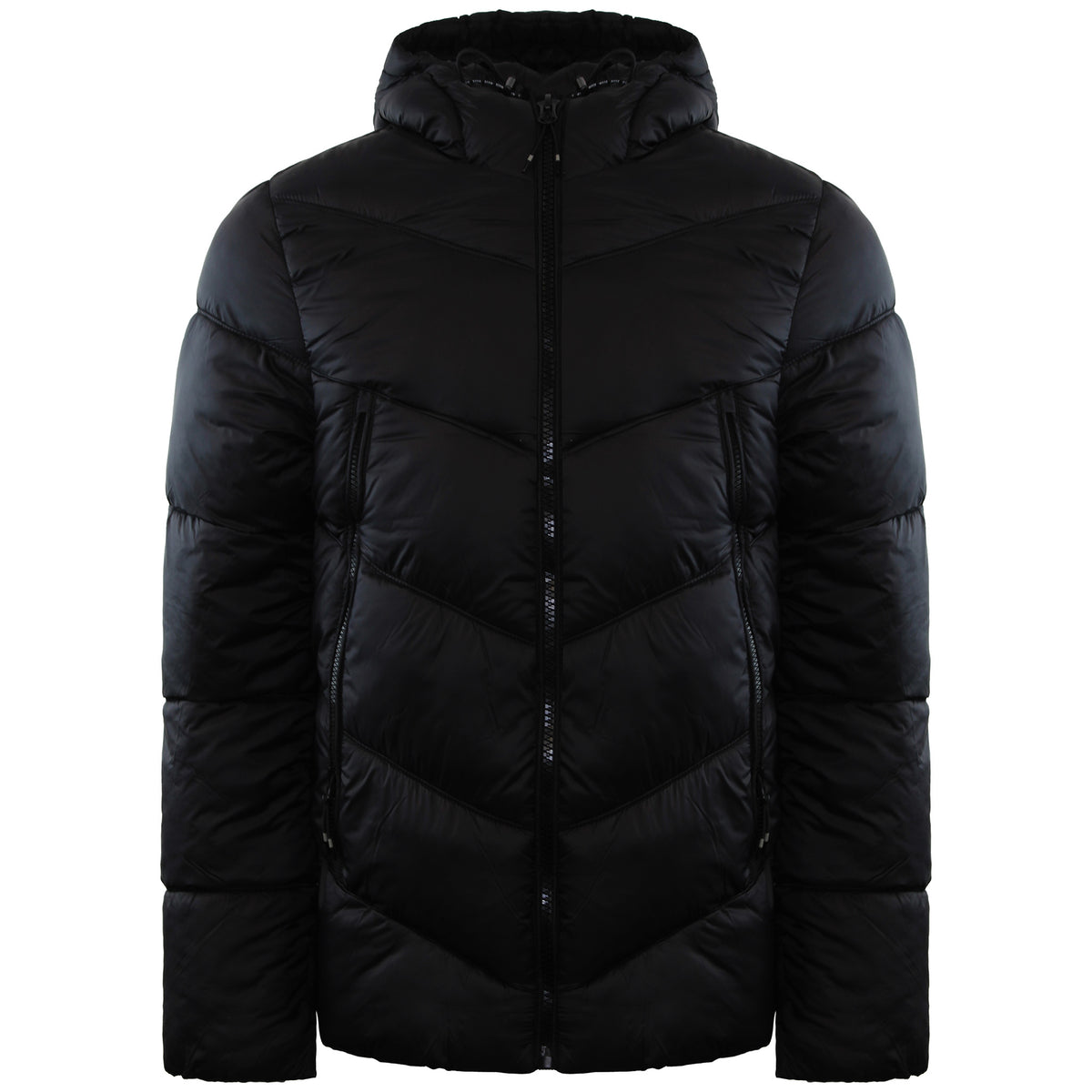 Nicce Canyon Mens Black Puffer Jacket