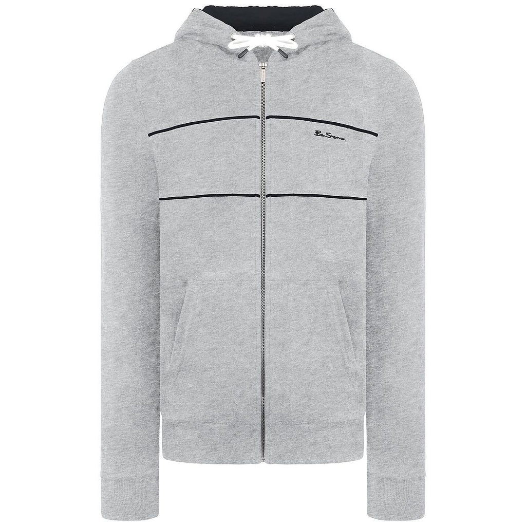 Ben Sherman Logo Mens Grey Track Jacket