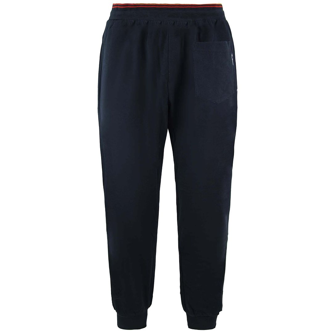 Ben Sherman Script Embroidery Mens Navy Track Pants