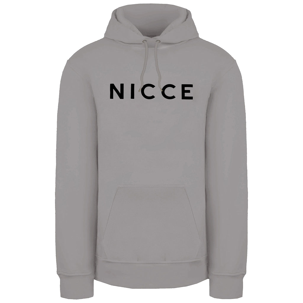 Nicce Original Logo Mens Chalk Grey Hoodie