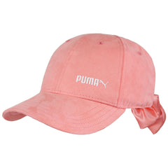 Puma Plain Bow Womens Pink Cap