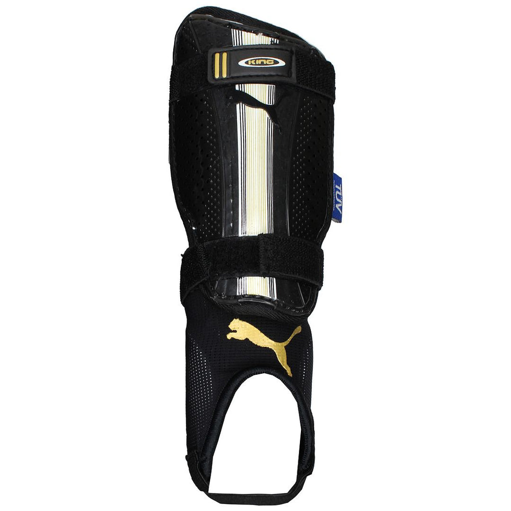 Puma King XL Mens Black/Gold Shin Guards