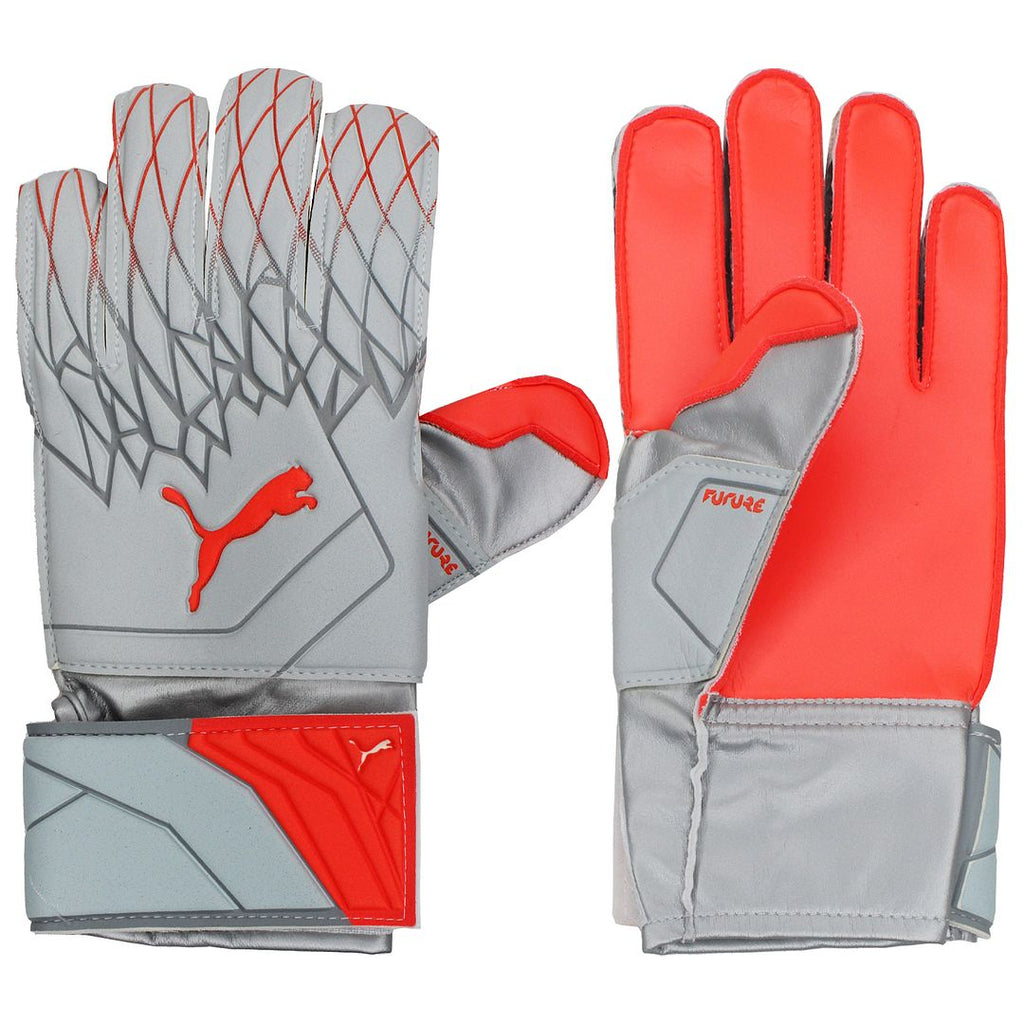 Puma Future Grip 19.4 Mens Grey/Orange Goalkeeper Gloves