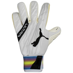 Puma Ultra Grip 1 Hybrid Pro Cat Logo Mens Goalkeeper Gloves