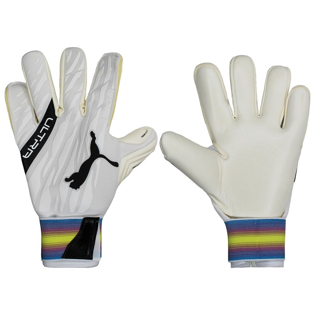 Puma Ultra Grip 1 Hybrid Pro Cat Logo Mens Goalkeeper Gloves