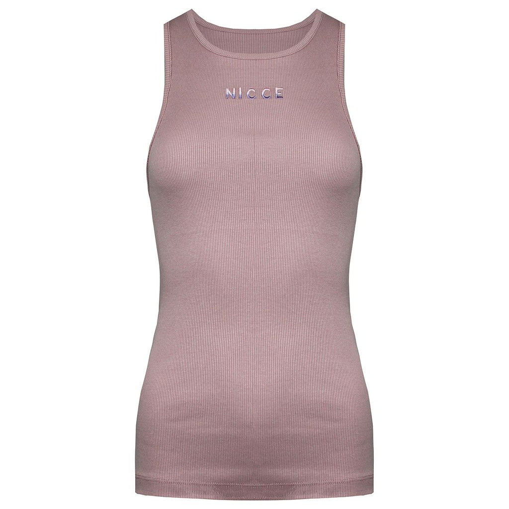 Nicce Otler Womens Light Pink Racer Vest