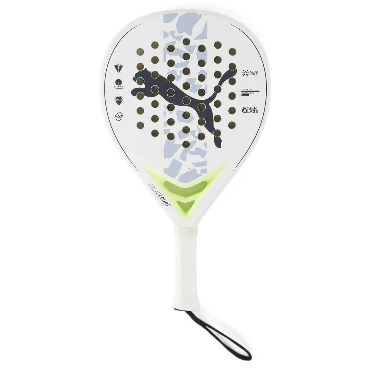 Puma SolarCourt Womens White Padel Racket