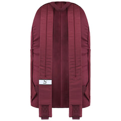 Puma Logo Mens Burgundy Backpack