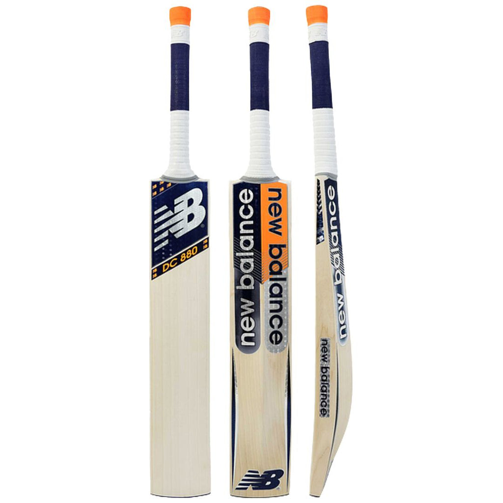 New Balance DC 880 Blue Orange Junior Cricket Bat