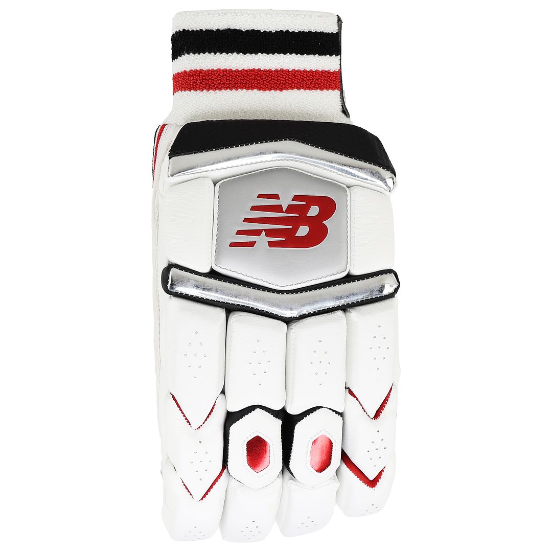 New Balance TC 1260 Kids Youth White Cricket Batting Gloves