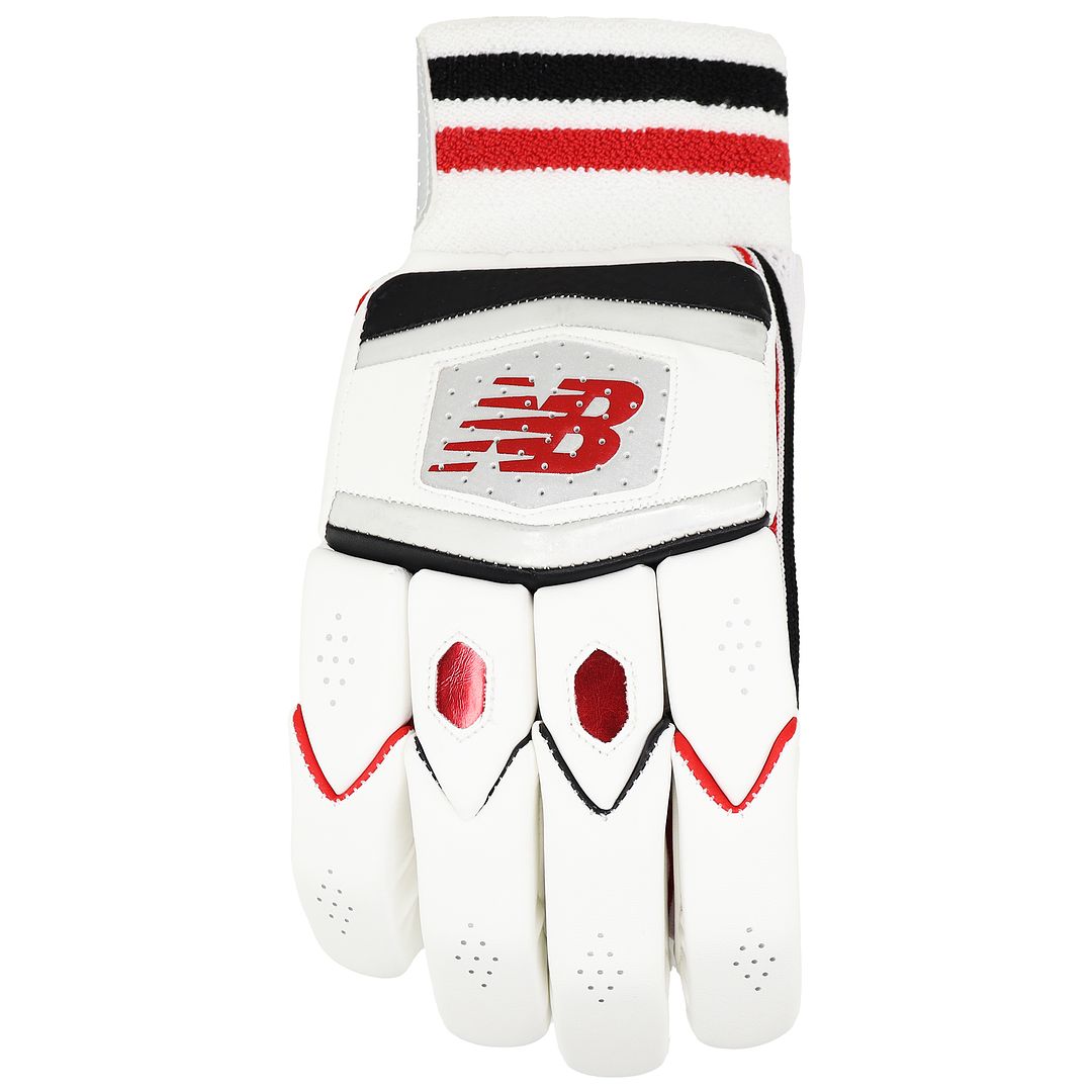 New Balance TC 660 Adults Mens White Cricket Batting Gloves