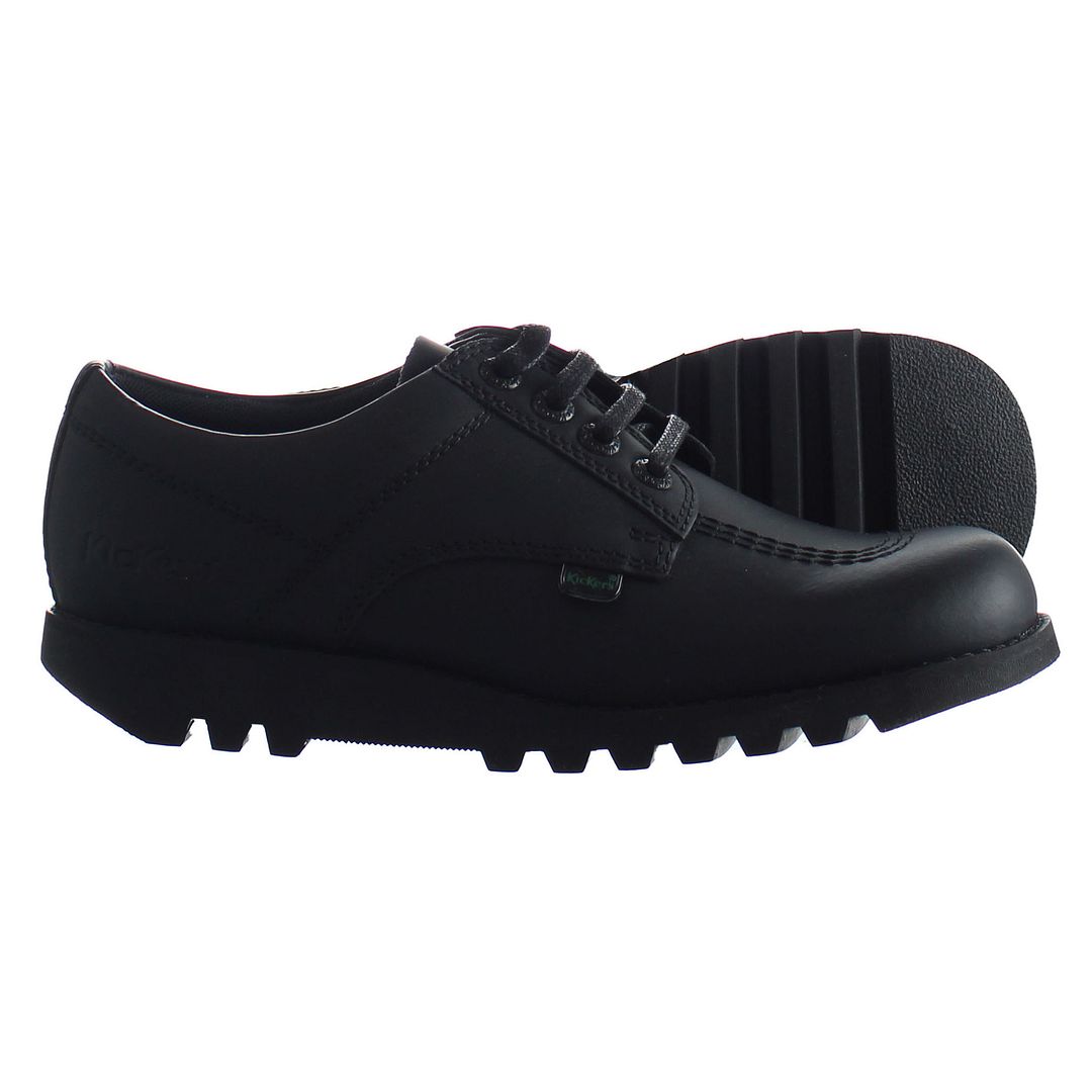 Kickers Lo C Kids Black Shoes