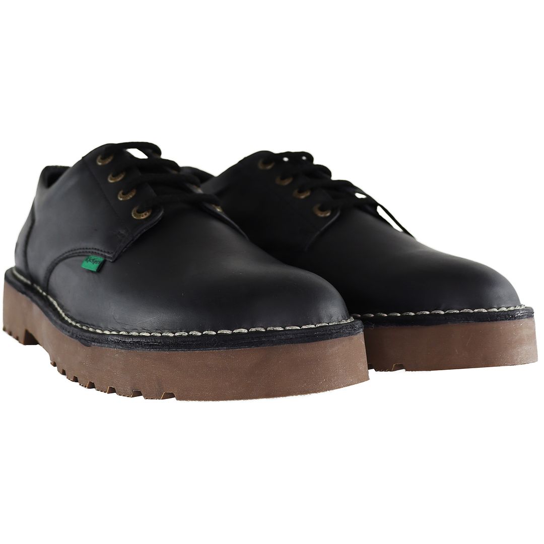 Kickers Daltrey Derby Mens Black Shoes