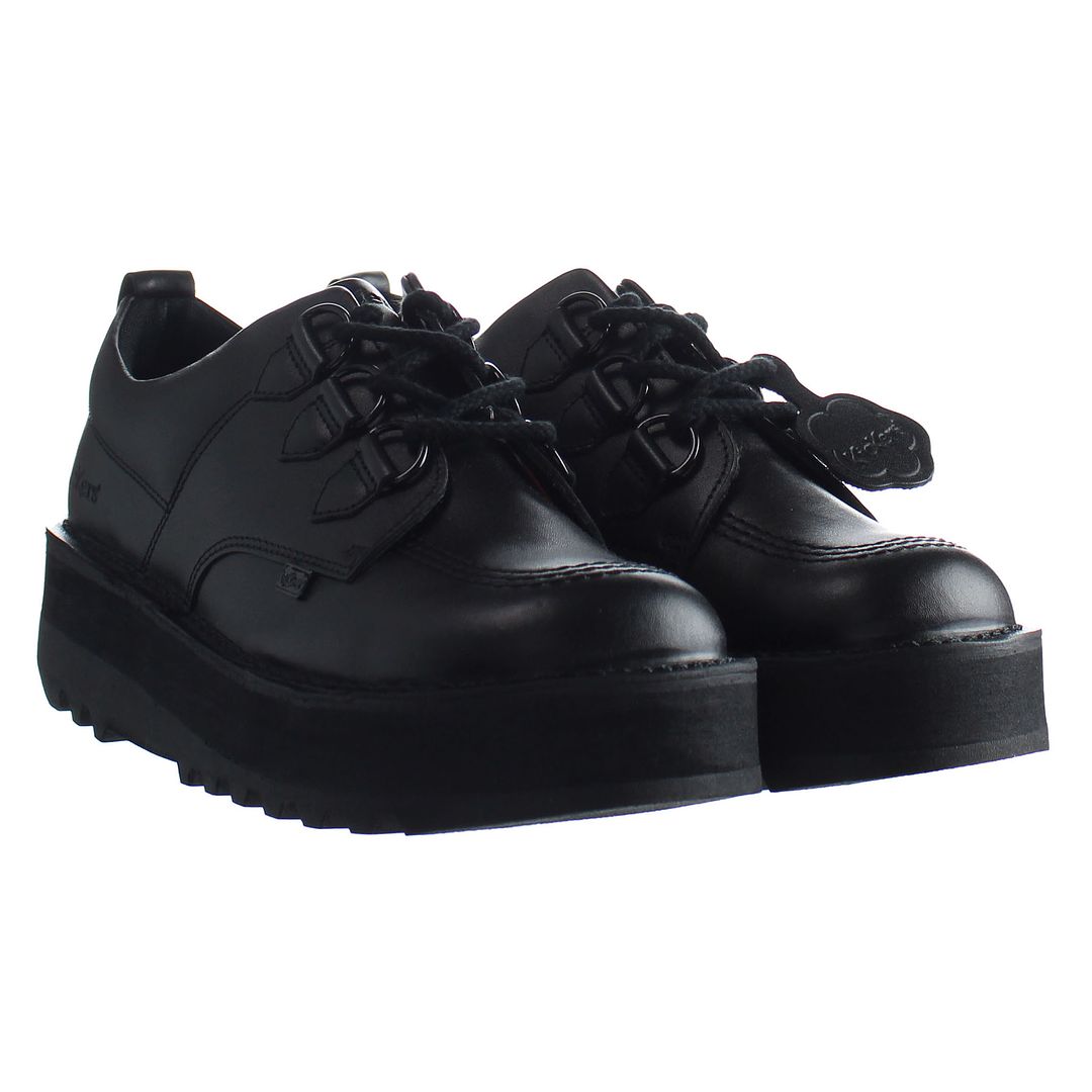 Kickers Lo Creppy Womens Black Shoes