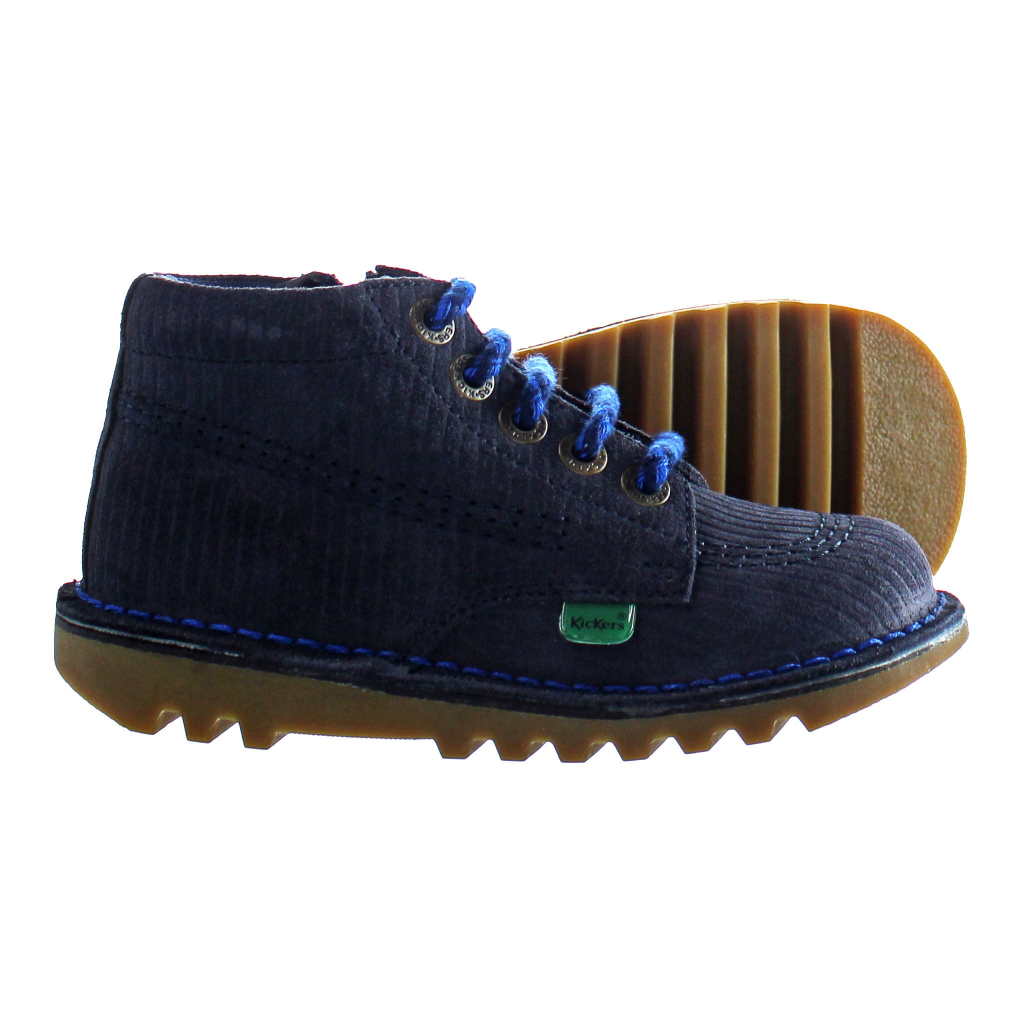 Kickers Kick Hi Kids Navy Boots