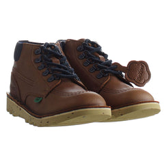 Kickers Kick Hi Winter Kids Brown Boots