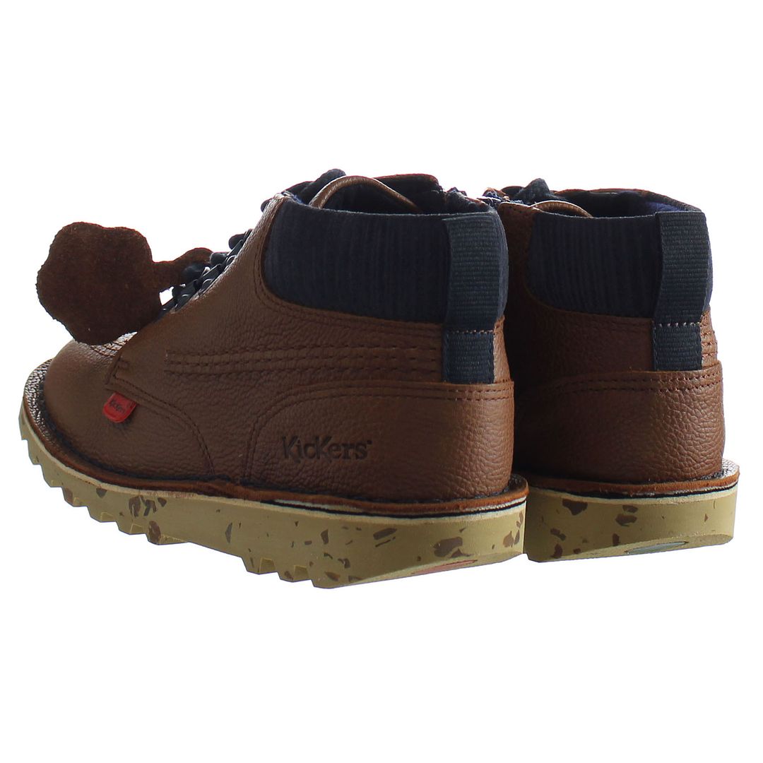 Kickers Kick Hi Winter Kids Brown Boots