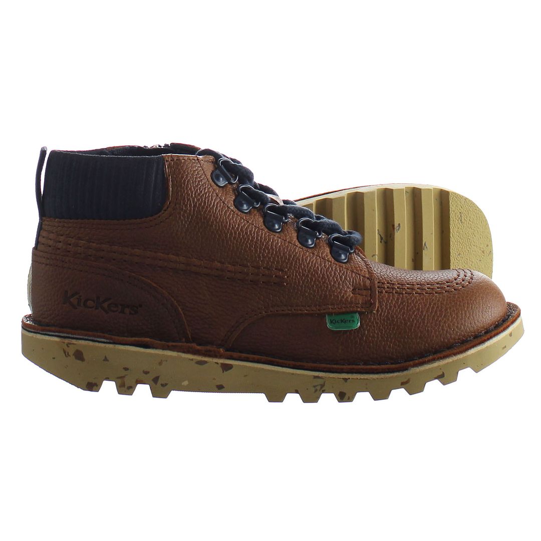 Kickers Kick Hi Winter Kids Brown Boots