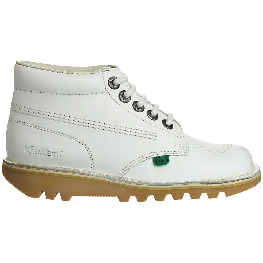 Kickers Kick Hi Core Womens White Boots