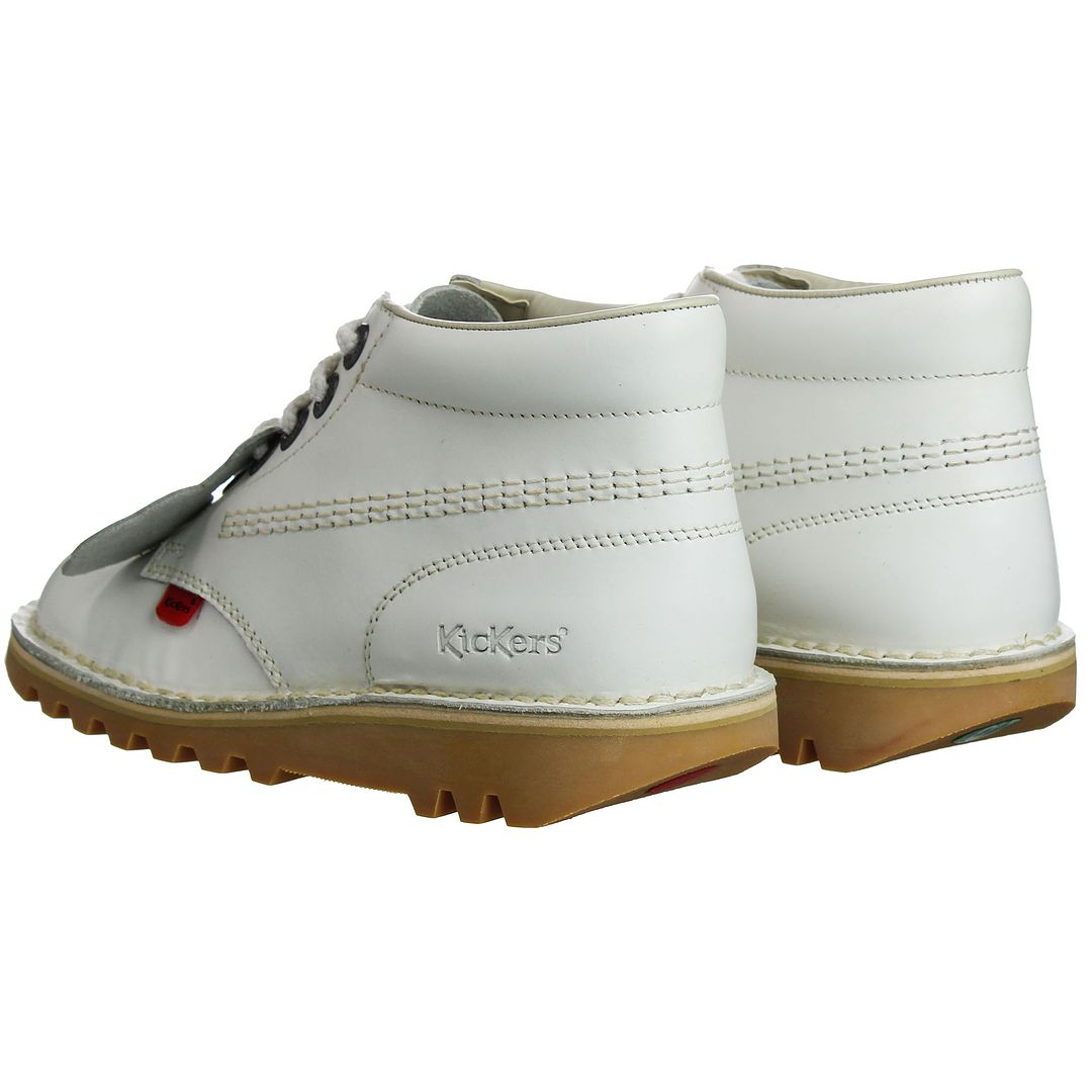 Kickers Kick Hi Core Womens White Boots