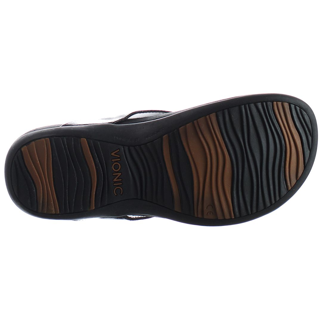 Vionic Loriana Black Womens Flip-Flops