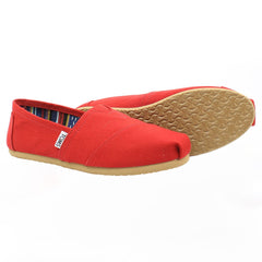 Toms Alpargatas Womens Red Plimsolls NO BOX