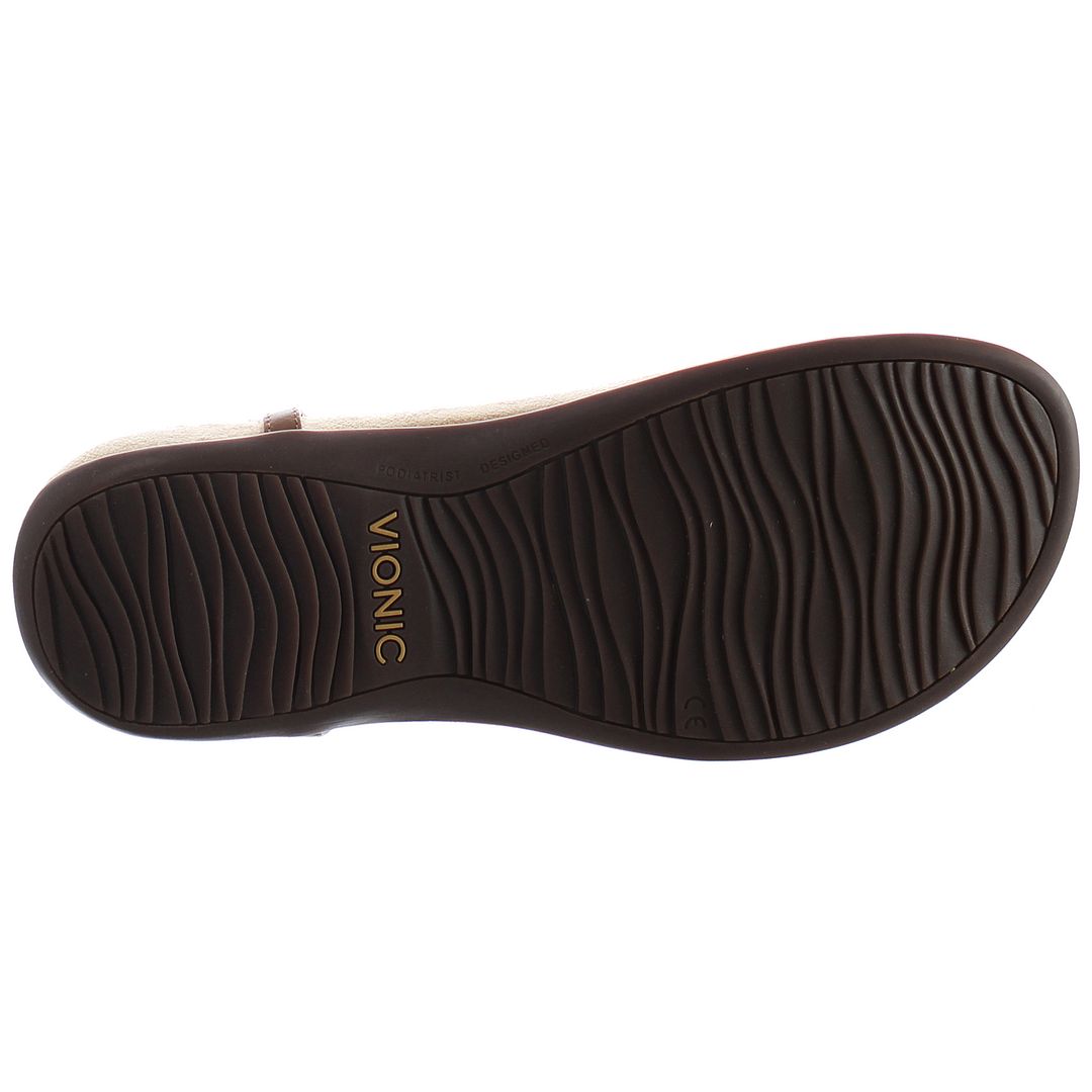 Vionic Kirra Brown Womens Flip-Flops