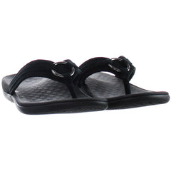 Vionic Aloe Black Womens Flip-Flops