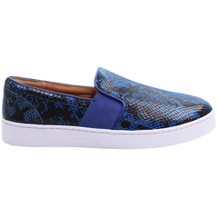 Vionic Demetra Snake Womens Blue Shoes