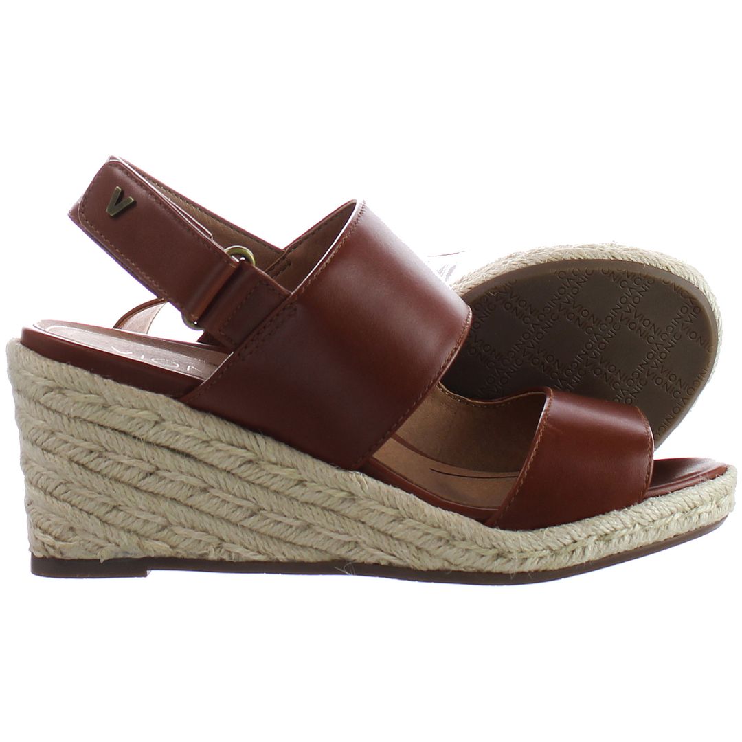 Vionic Brooke Brown Womens Wedges