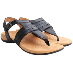 Vionic Rest Lupe Womens Black Sandals