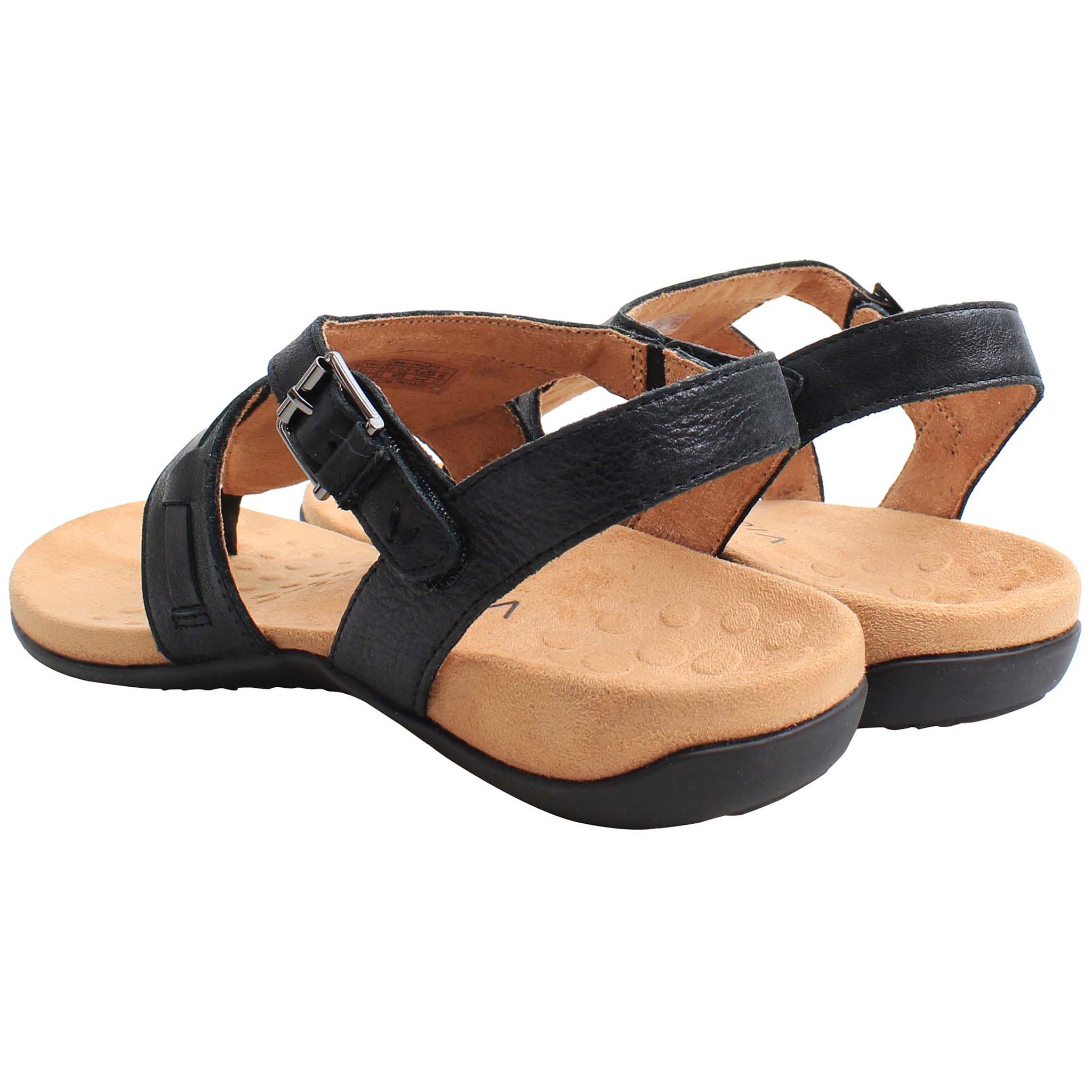 Vionic Rest Lupe Womens Black Sandals