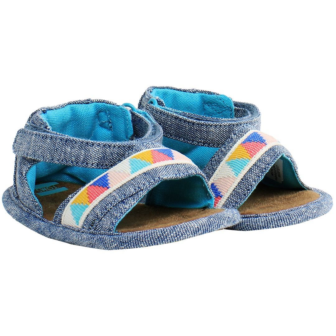 Toms Shiloh Blue Sandals