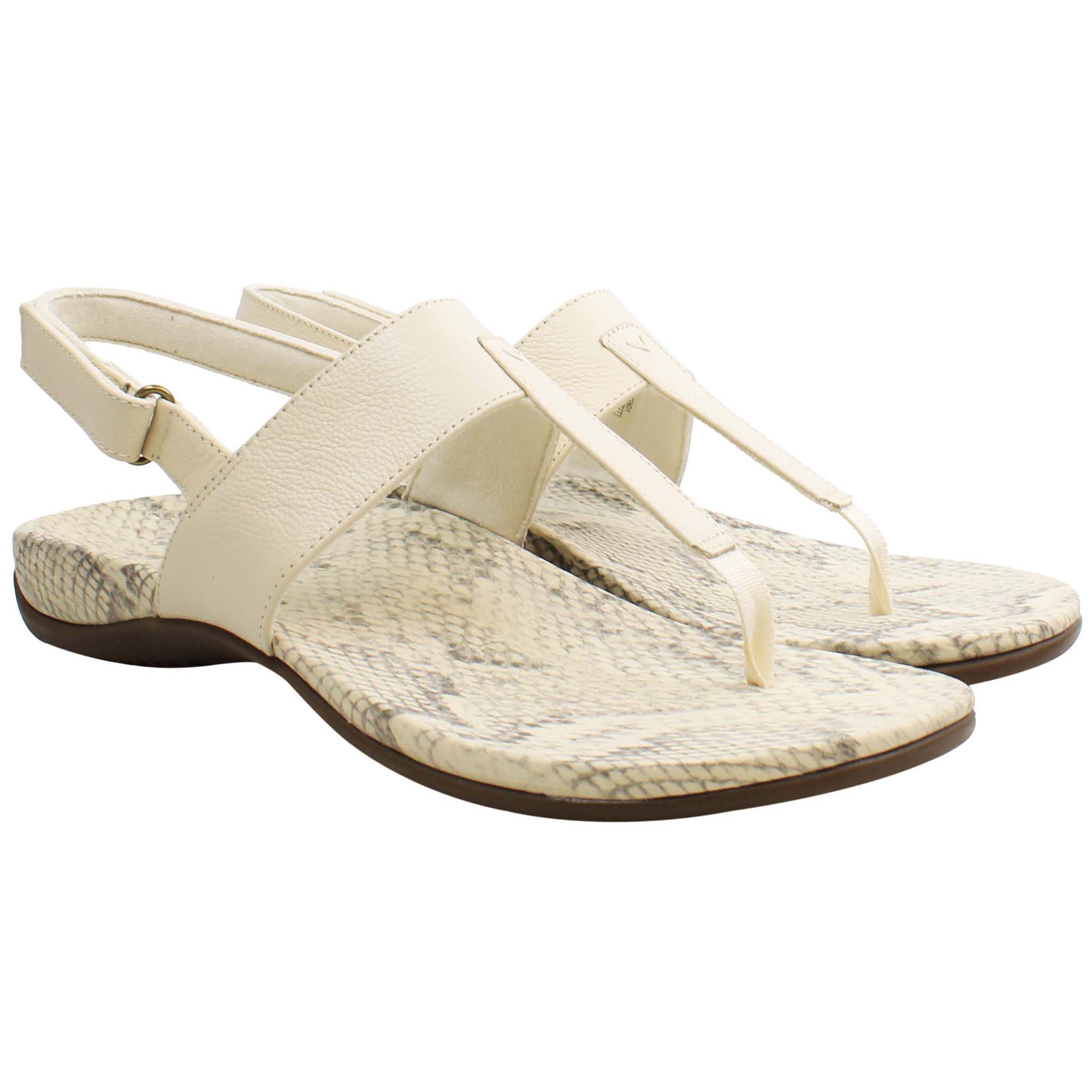 Vionic Rest Tala Womens Cream Sandals