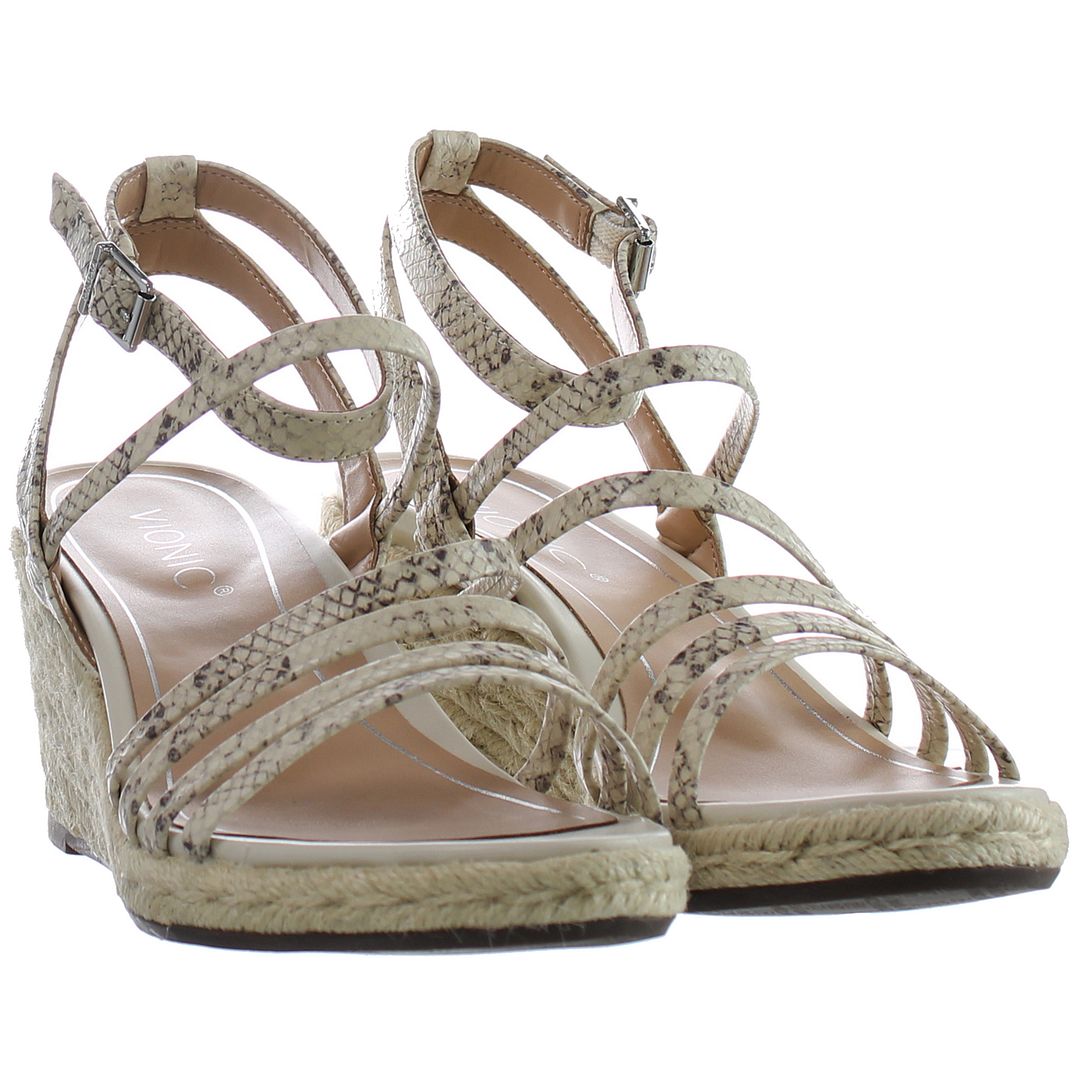 Vionic Ayda Womens Beige Wedges