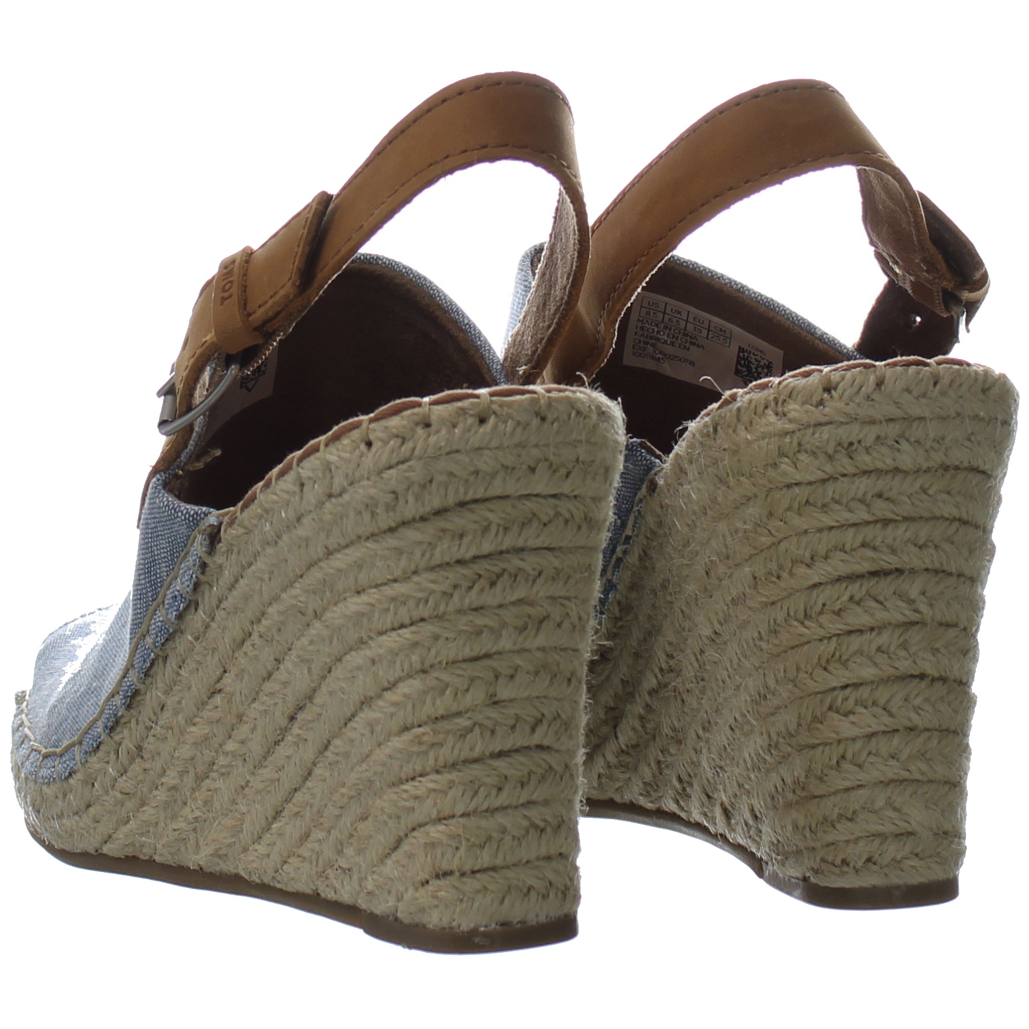 Toms Monica  Blue Womens Sandals