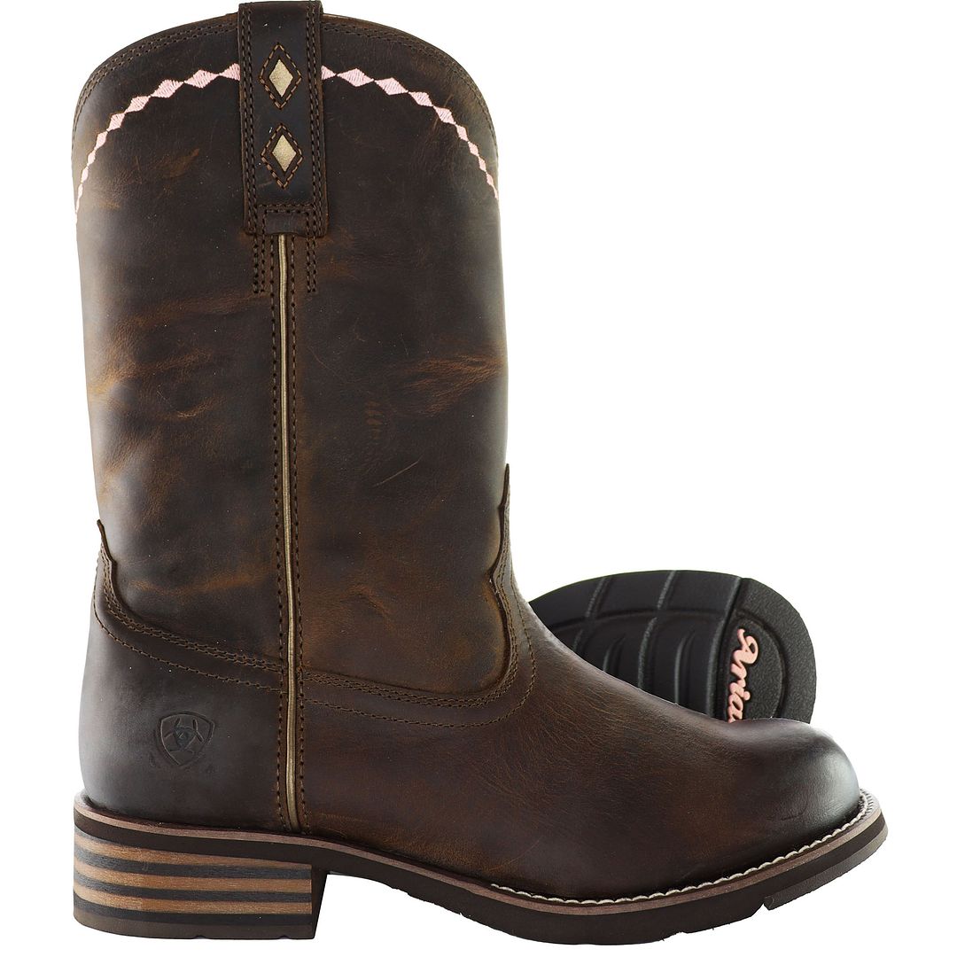 Ariat Unbridled Roper Womens Brown Boots