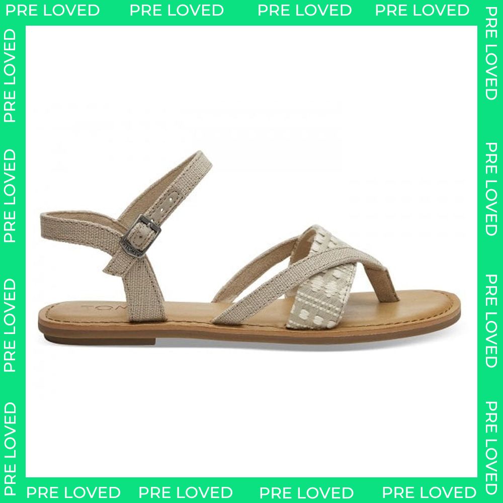 Toms Lexie Womens Beige Sandals NO BOX