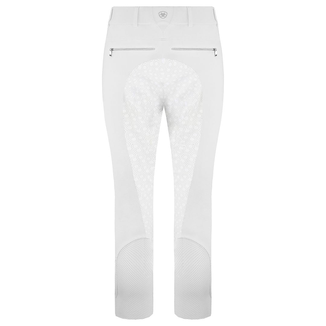 Ariat Tri Factor X Grip Womens White Full Seat Breech