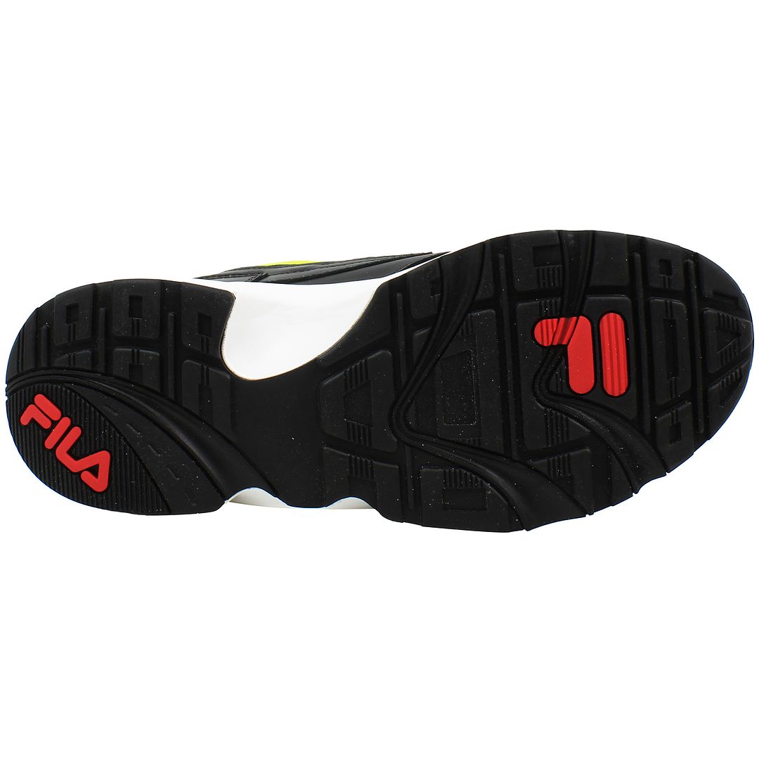 Fila V94M Low Mens Black/Lime Trainers