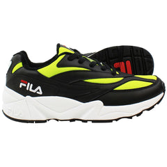 Fila V94M Low Mens Black/Lime Trainers