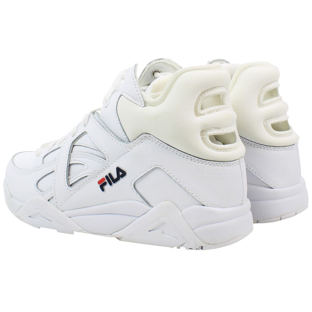 Fila Cage Mid Womens White Trainers