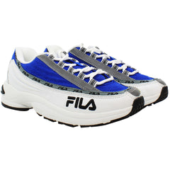 Fila DSTR97 Womens White/Blue Trainers