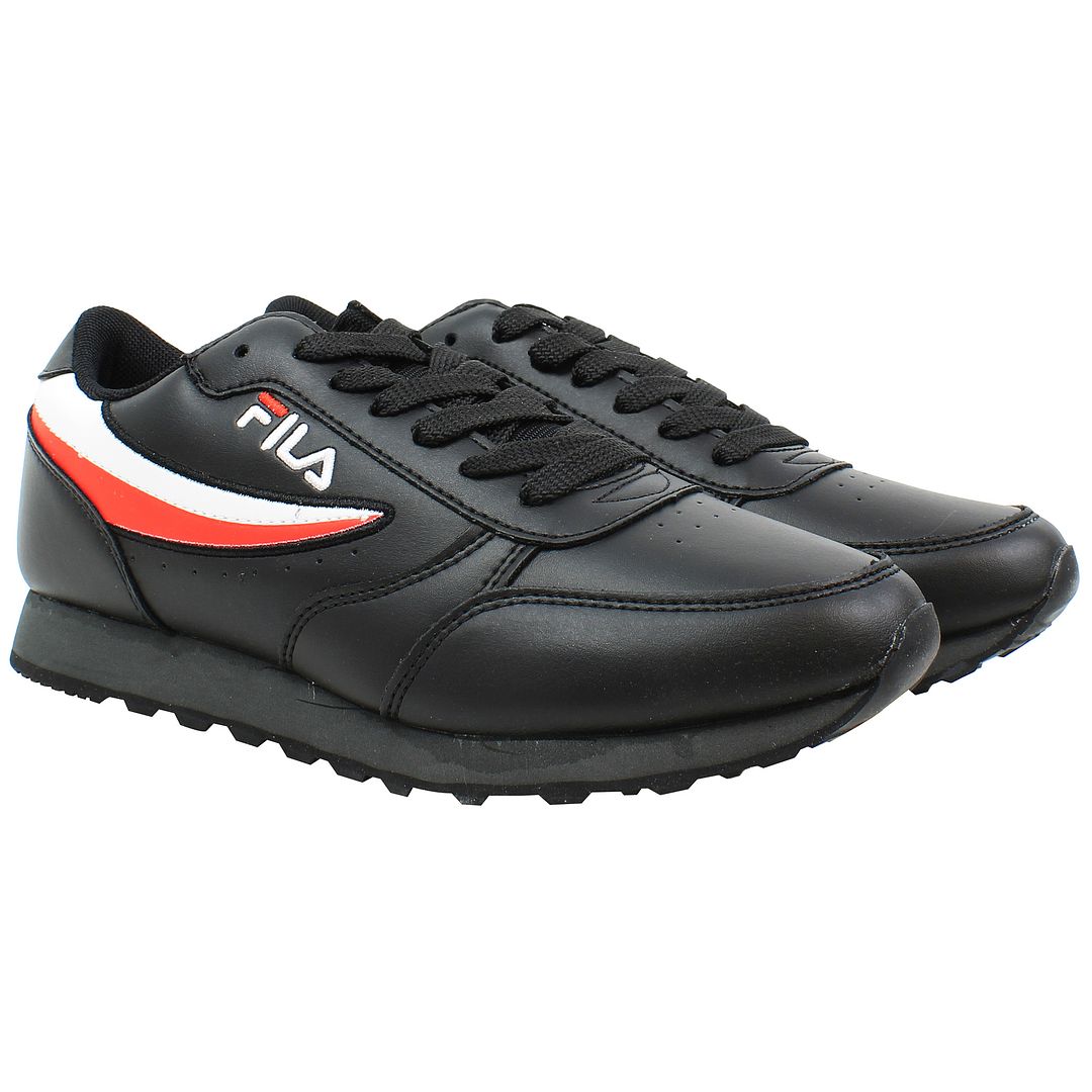 Fila Orbit F Low Mens Black Trainers