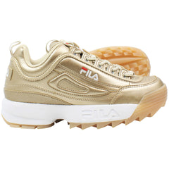 Fila Disruptor Womens Gold Trainers